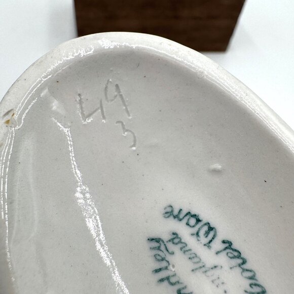 ANTIQUE GRINDLEY HOTEL WARE ENGLAND VITRIFIED IRON STONE GRAVEY BOAT - Picture 9 of 9